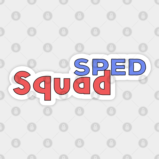 Sped Squad Sticker by DiegoCarvalho